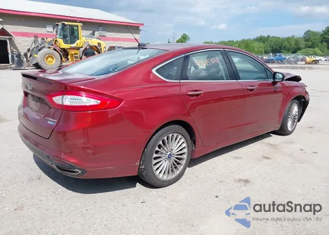 2014 Ford Fusion Titanium z USA, uszkodzony, nr VIN 3FA6P0D98ER250288